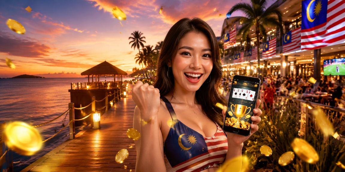 Pemain Baccarat Malaysia menikmati permainan kad langsung di siti888 Kota Kinabalu